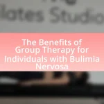 The Benefits of Group Therapy for Individuals with Bulimia Nervosa
